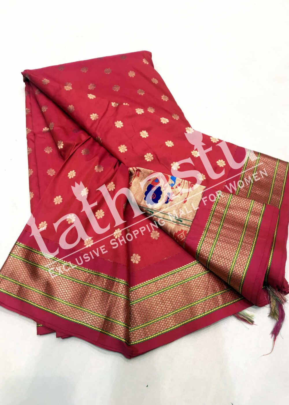 TATHASTU PURE SILK PAITHANI 9-YARD SAREE