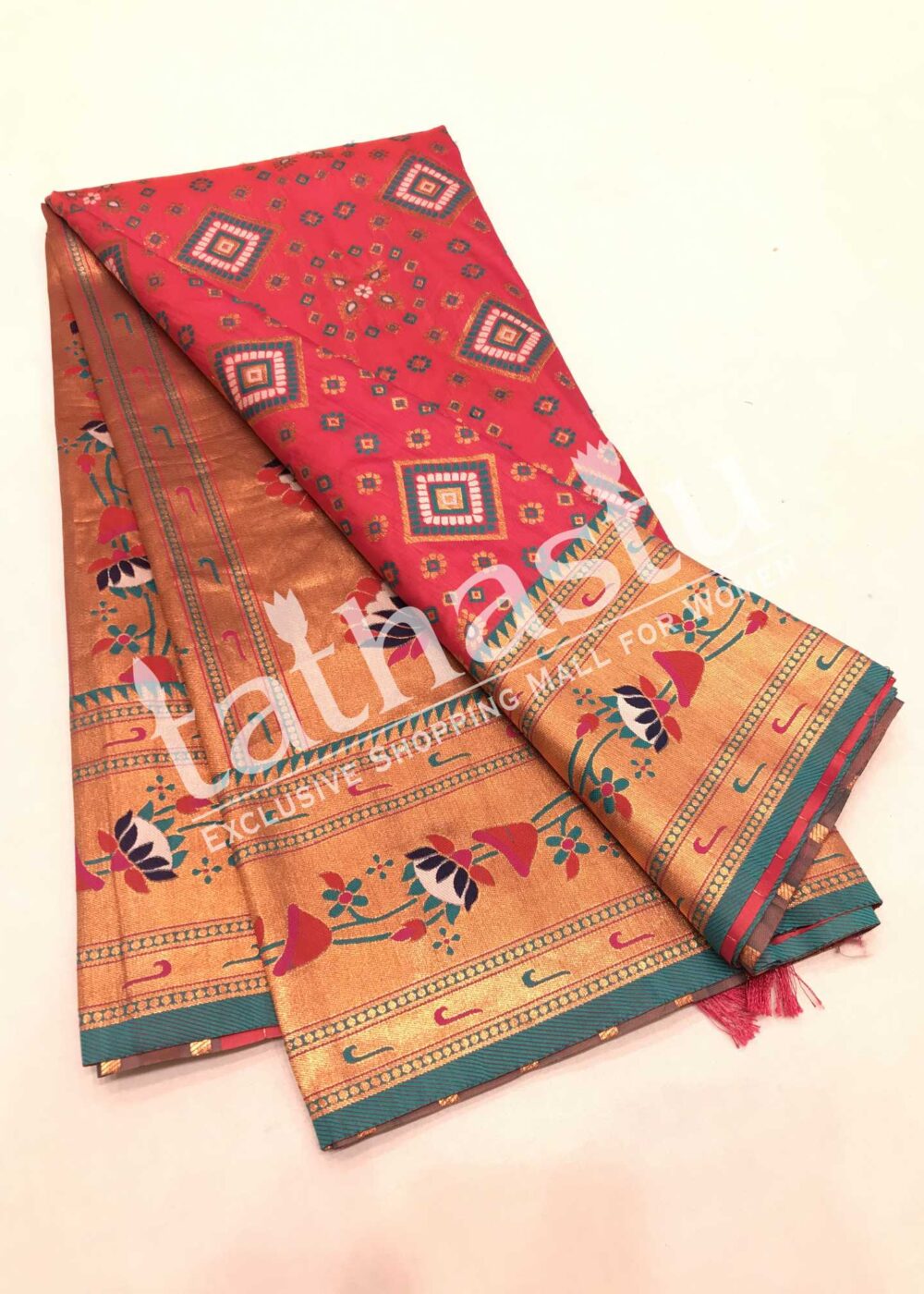TATHASTU ART SOFT SILK SAREE
