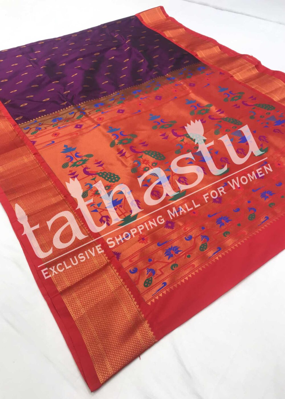 TATHASTU ART SILK PAITHANI