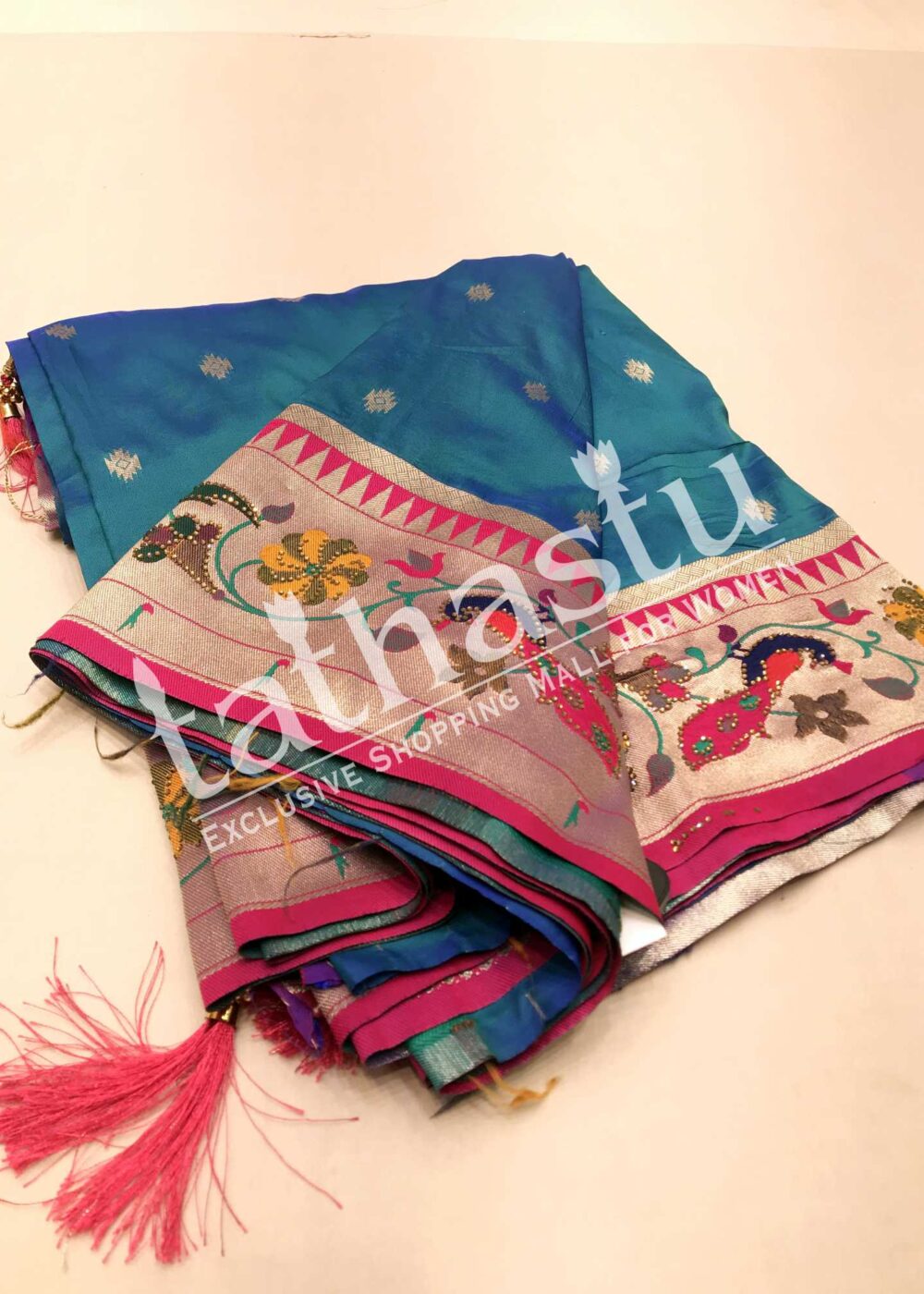 TATHASTU ART SOFT SILK SAREE
