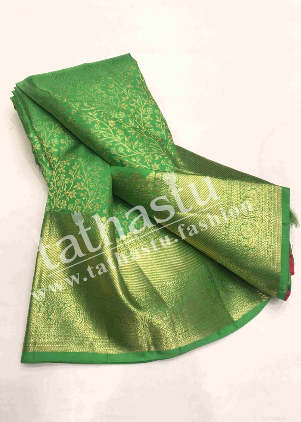 TATHASTU PURE SILK BROCADE SAREE