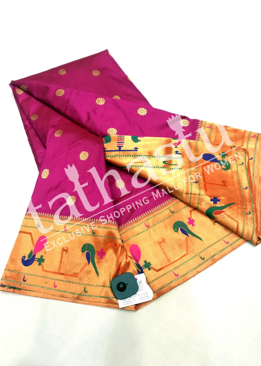 TATHASTU PURE SILK PAITHANI 9-YARD SAREE