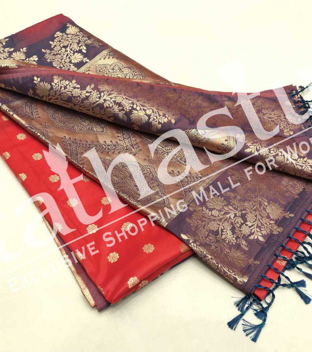 TATHASTU ART SOFT SILK SAREE