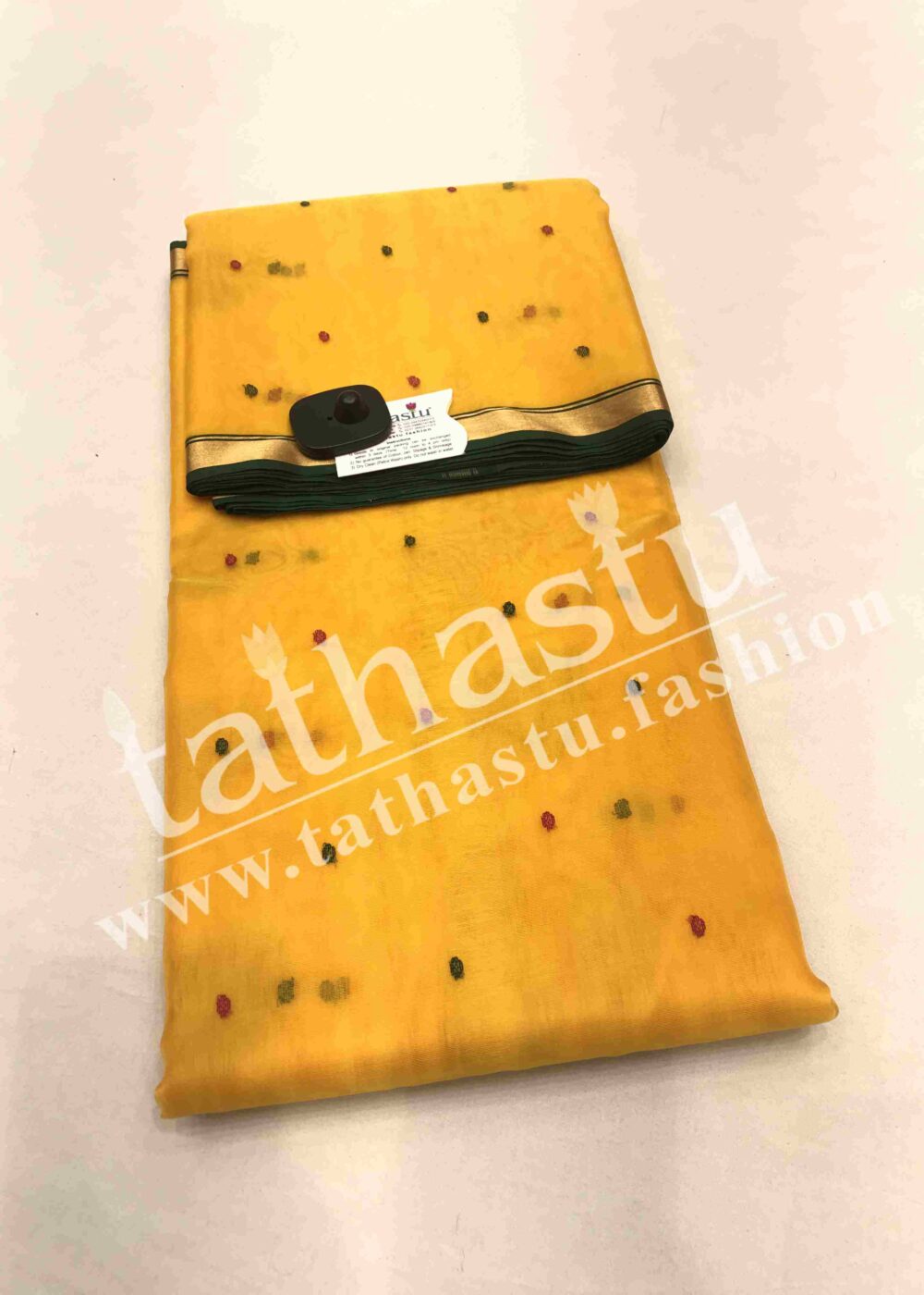 TATHASTU PURE SILK CHANDERI SAREE