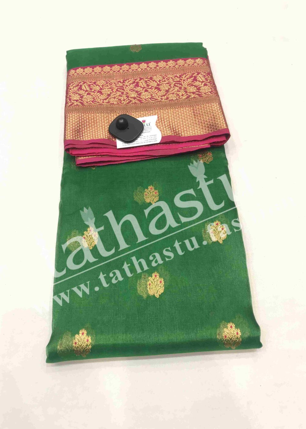 TATHASTU PURE SILK CHANDERI SAREE