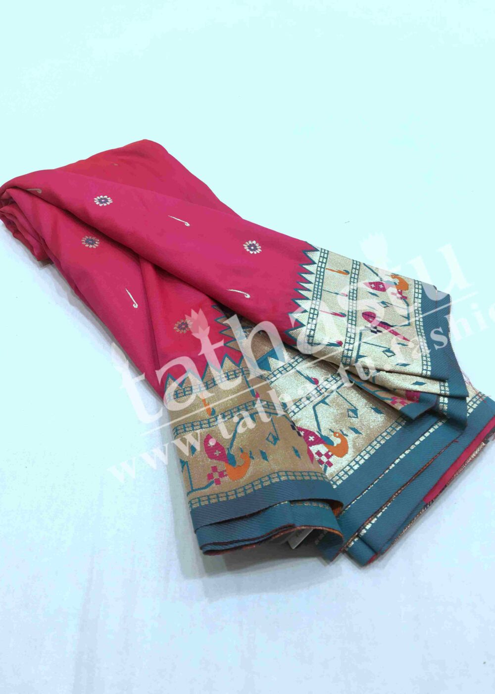 TATHASTU ART SOFT SILK SAREE