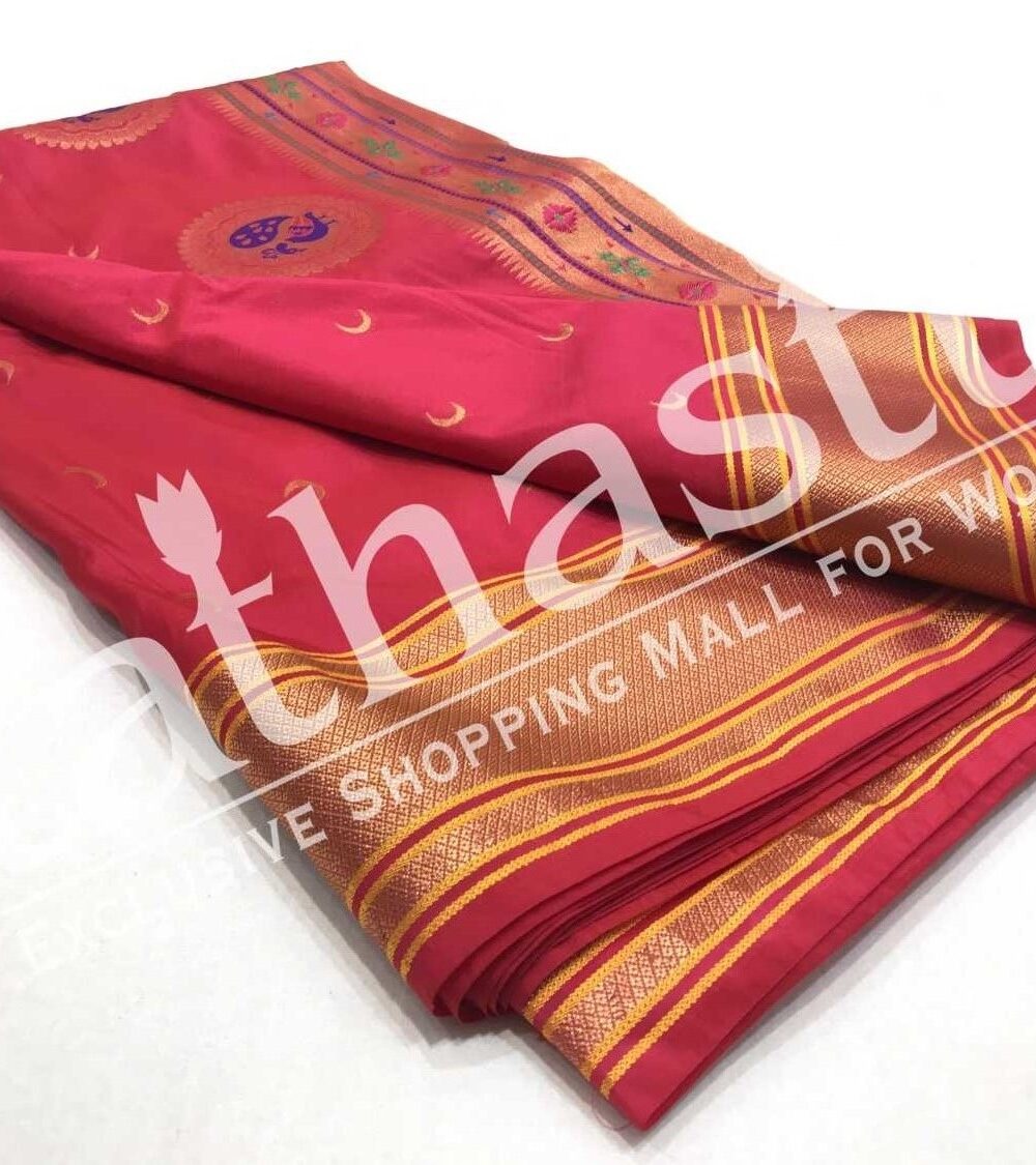TATHASTU ART SILK PAITHANI 9-YARDS SAREE