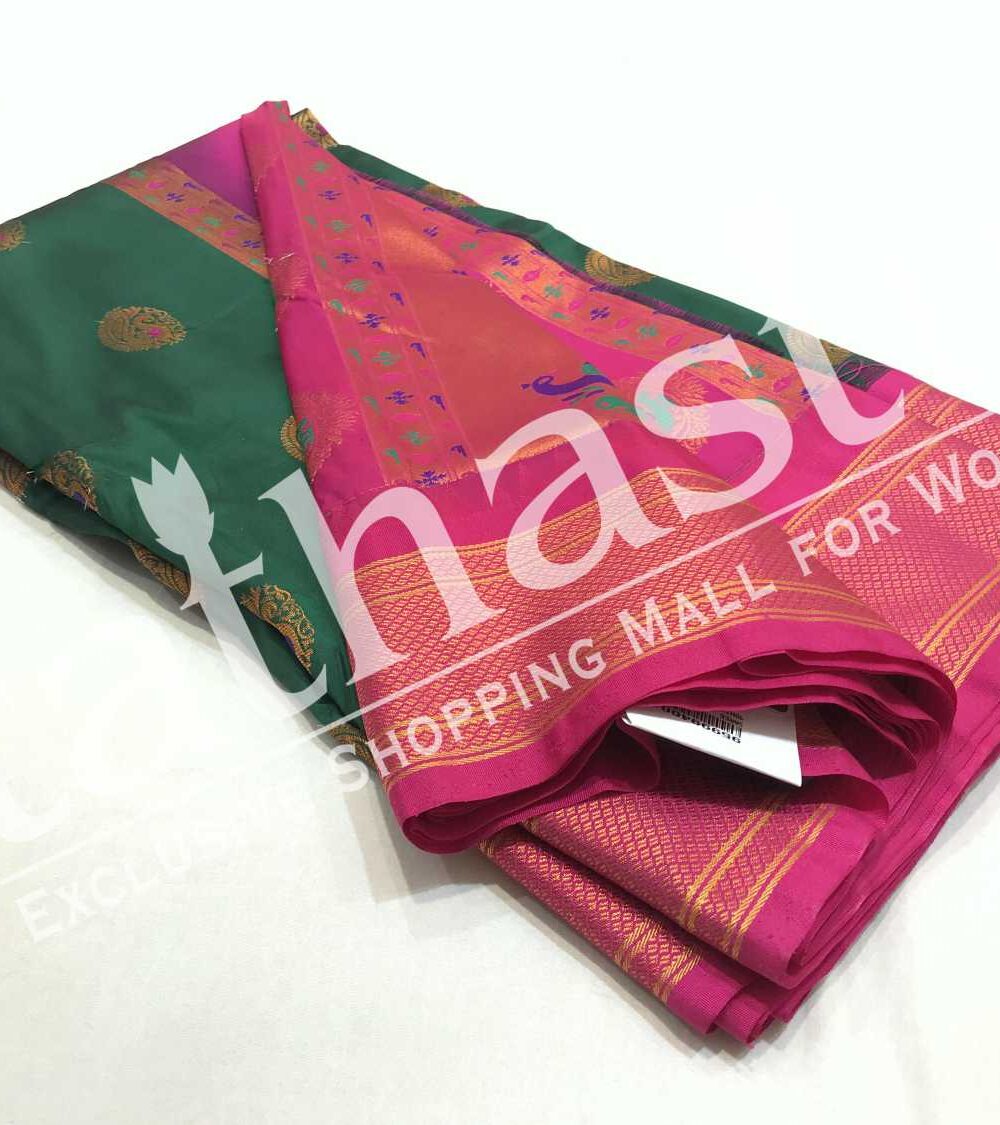 TATHASTU ART SILK PAITHANI 9-YARDS SAREE