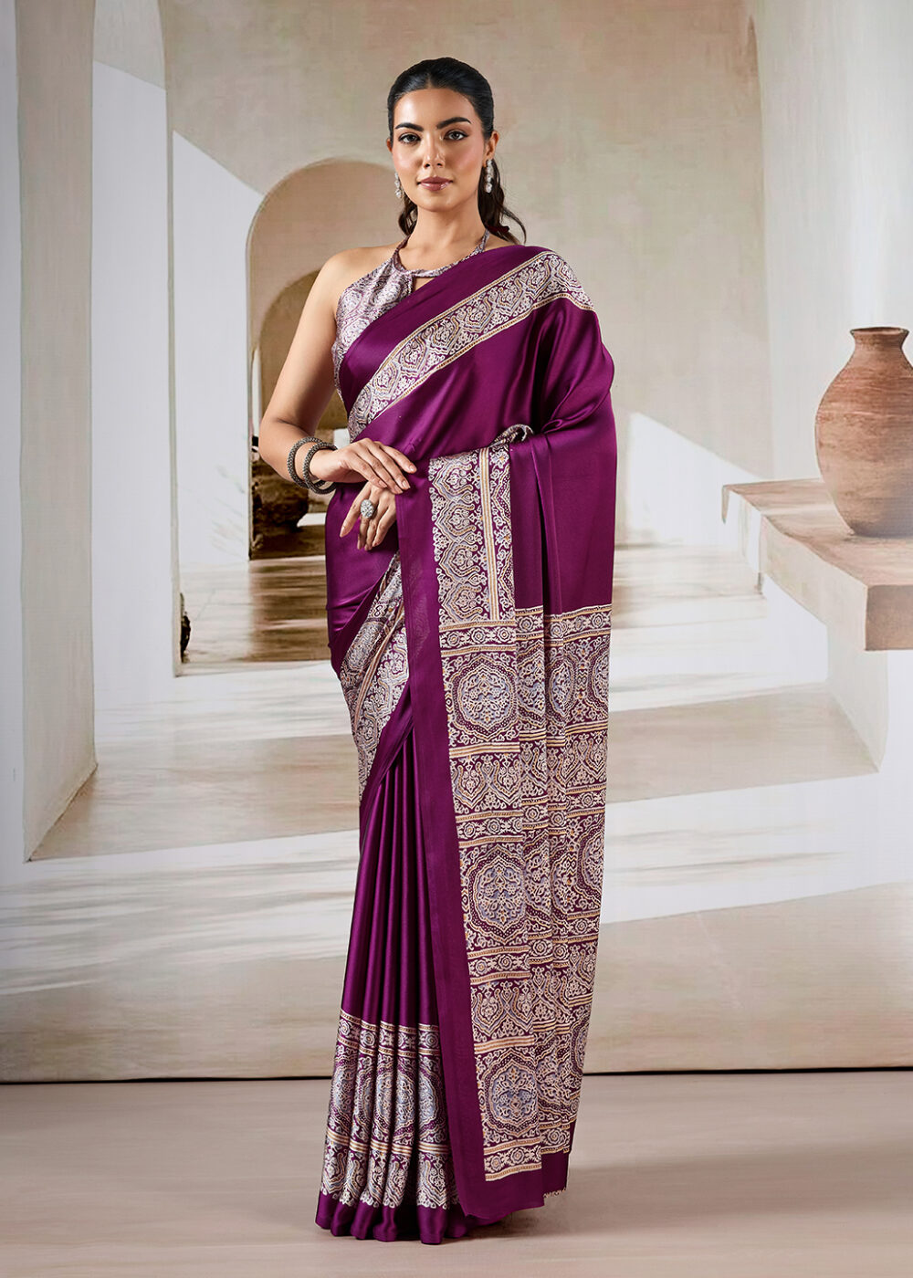 TATHASTU FANCY PRINTED SAREE