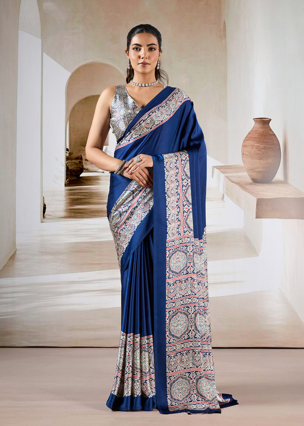 TATHASTU FANCY PRINTED SAREE