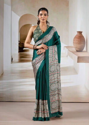TATHASTU FANCY PRINTED SAREE