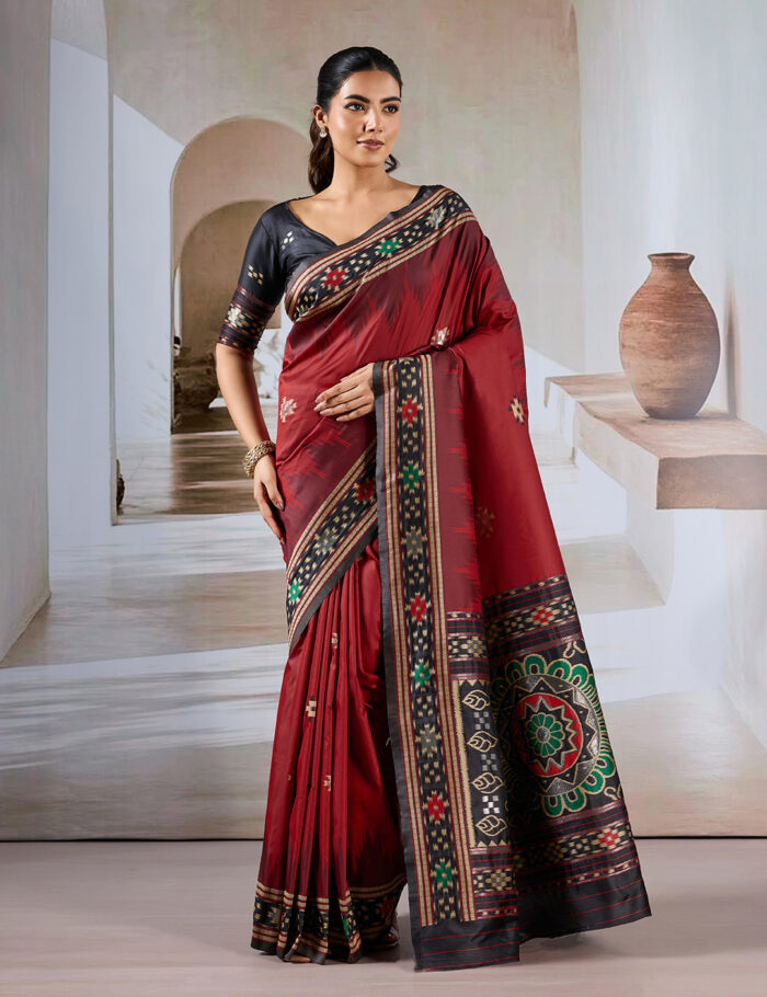 RAW SILK PATOLA 001D