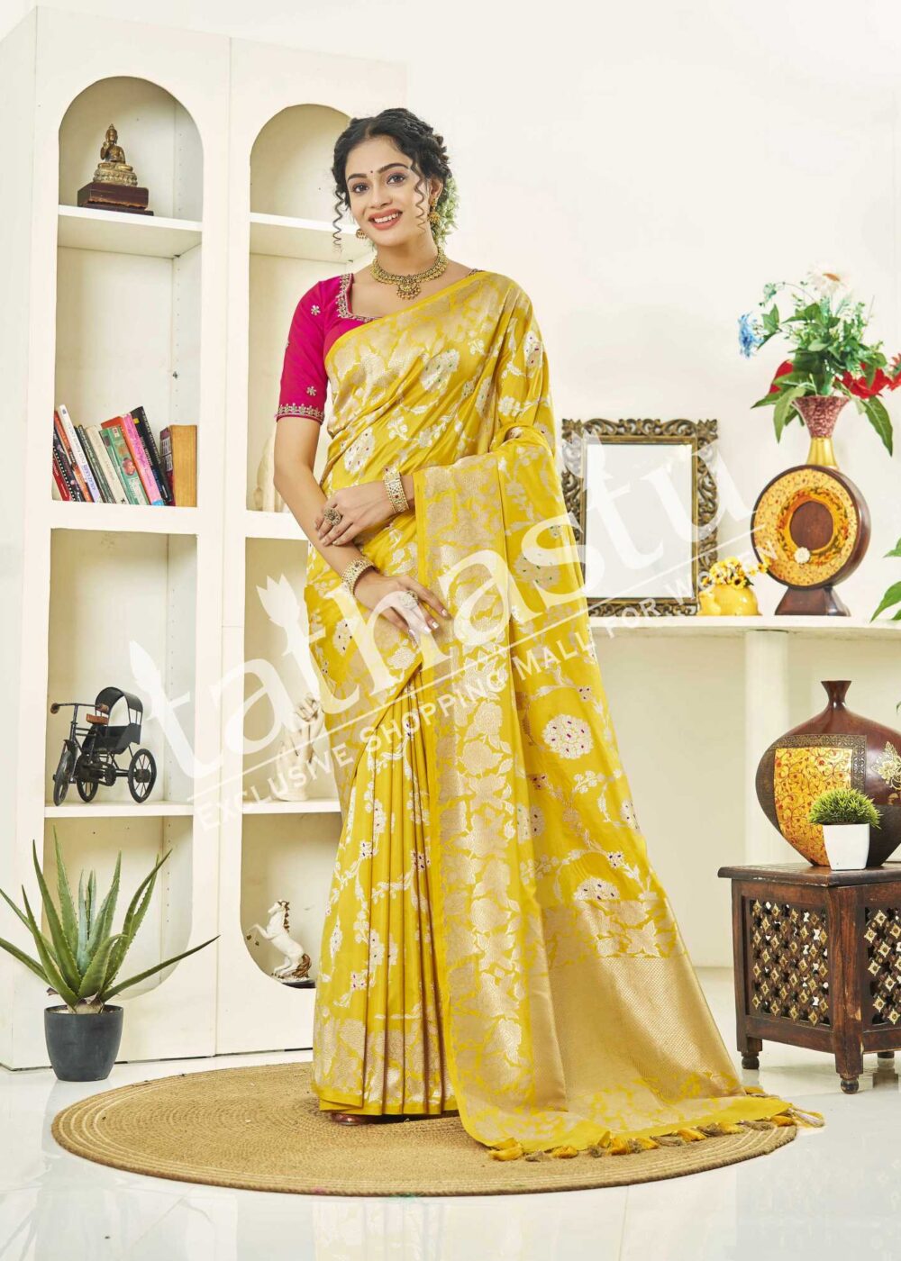 TATHASTU PURE SILK BANARASI SAREE