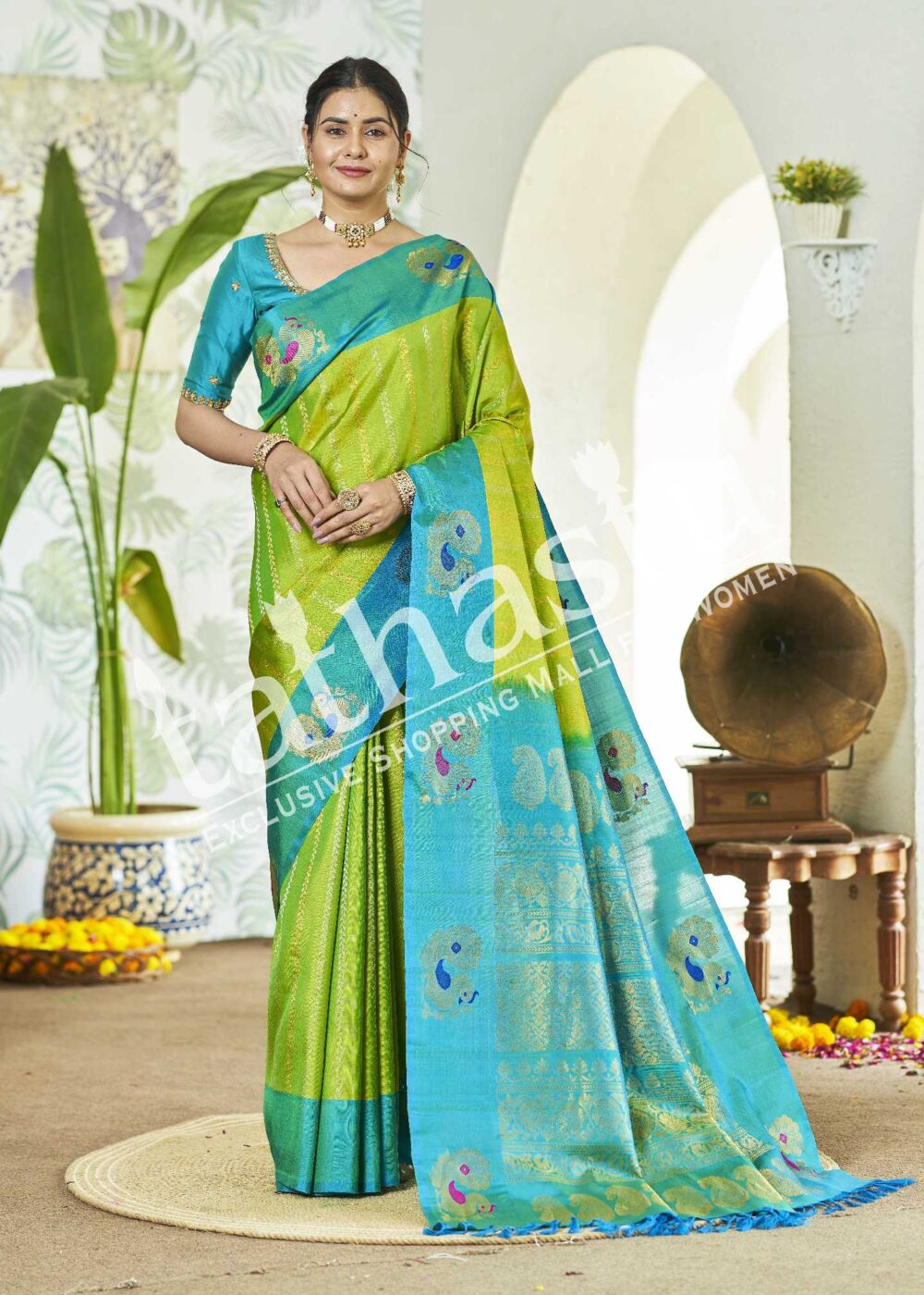 TATHASTU PURE SILK GADWAL SAREE