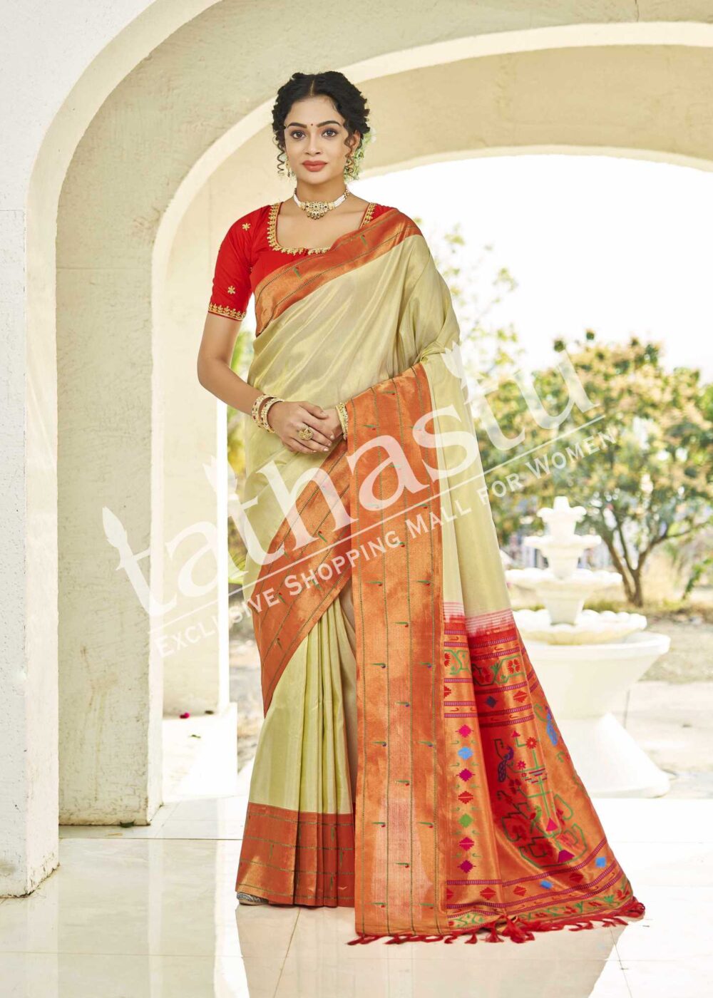 TATHASTU PURE SILK PAITHANI