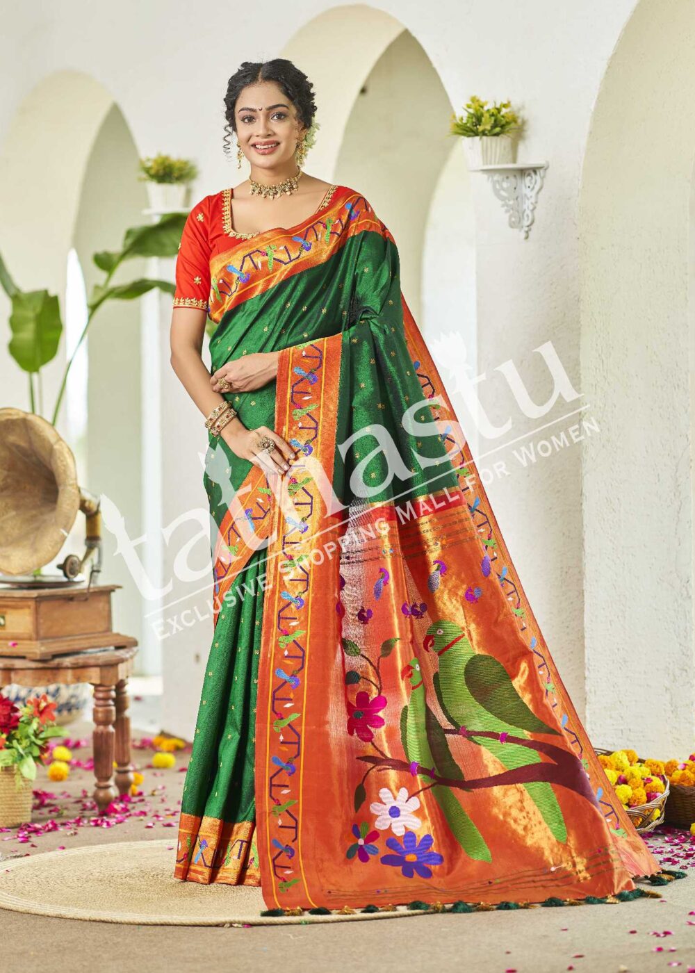 TATHASTU PURE SILK PAITHANI