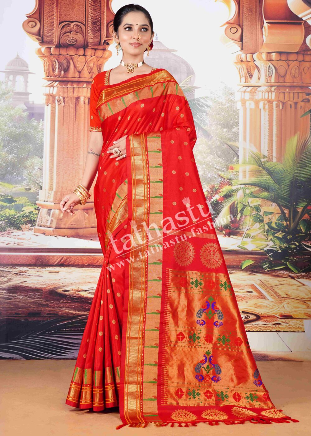 TATHASTU PURE SILK PAITHANI