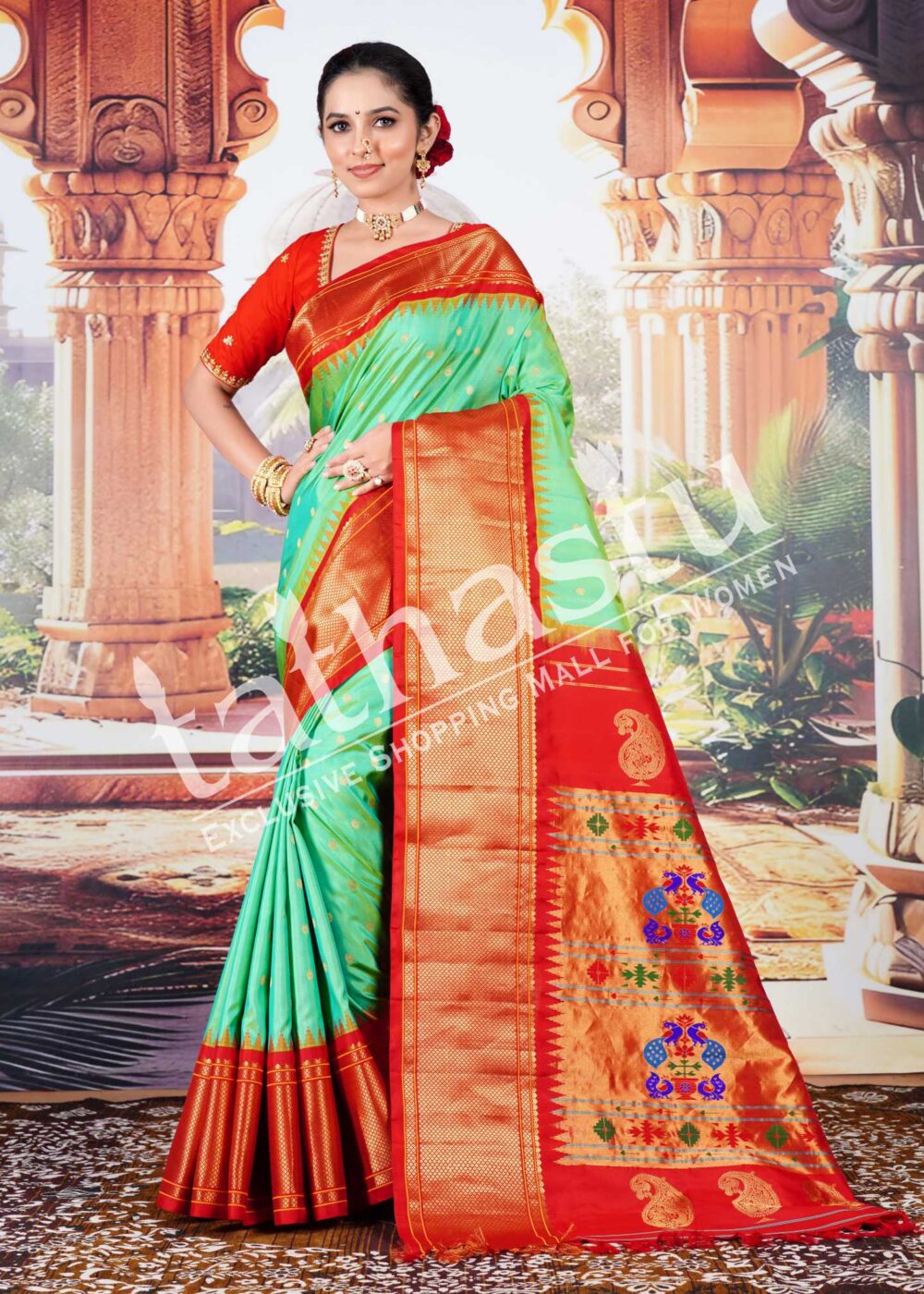 TATHASTU PURE SILK PAITHANI