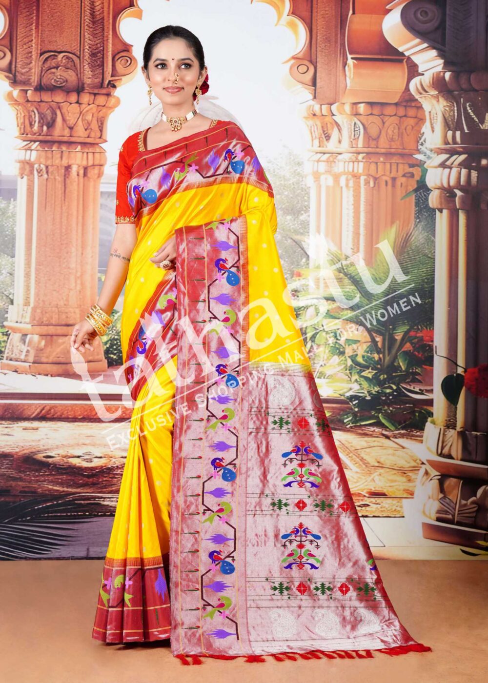 TATHASTU PURE SILK PAITHANI