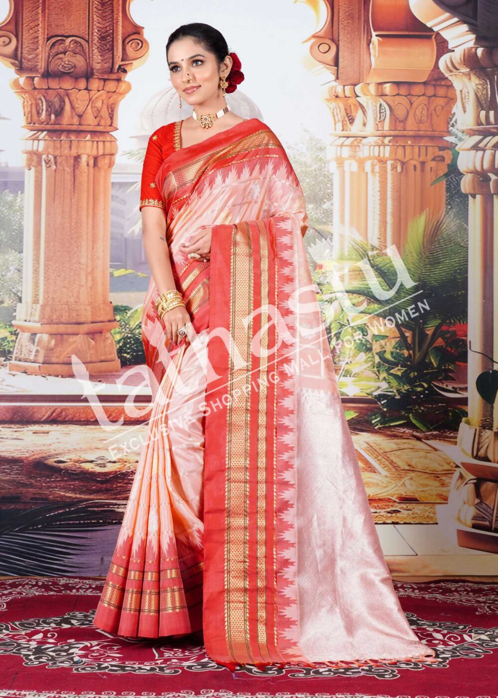 TATHASTU PURE SILK IRKAL SAREE