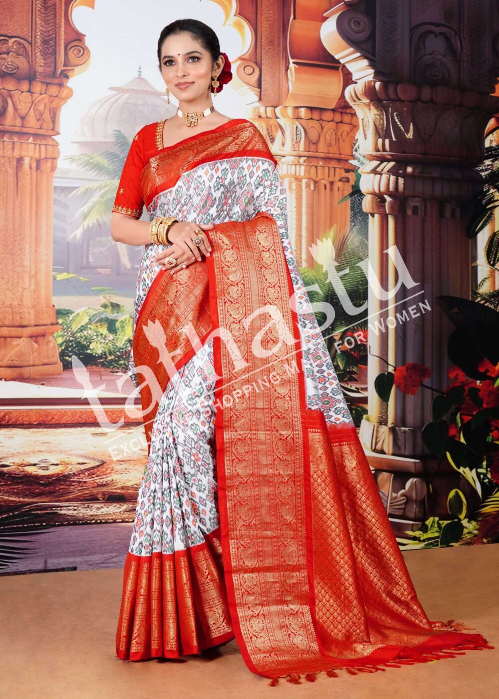 TATHASTU PURE SILK PATOLA SAREE