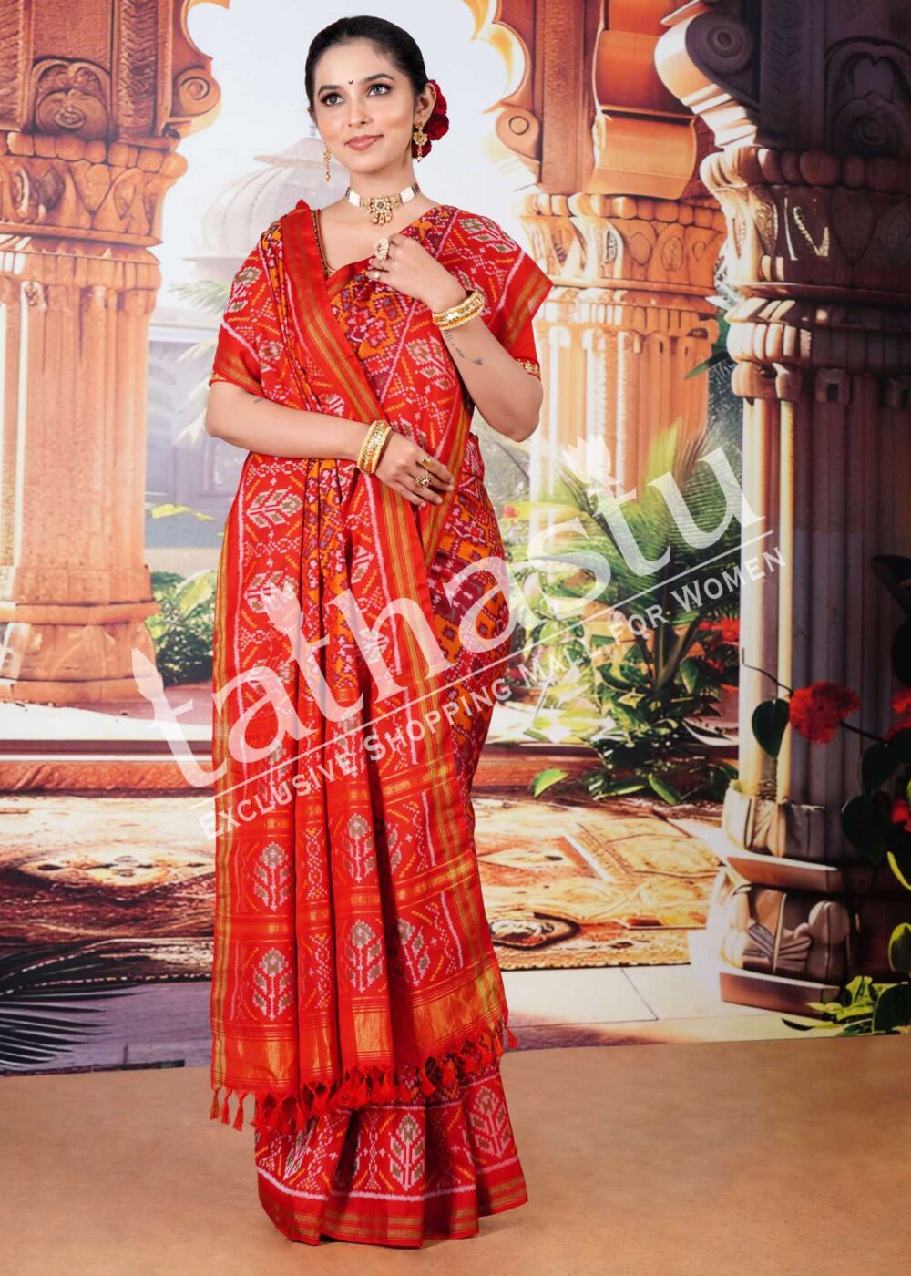 TATHASTU PURE SILK PATOLA SAREE