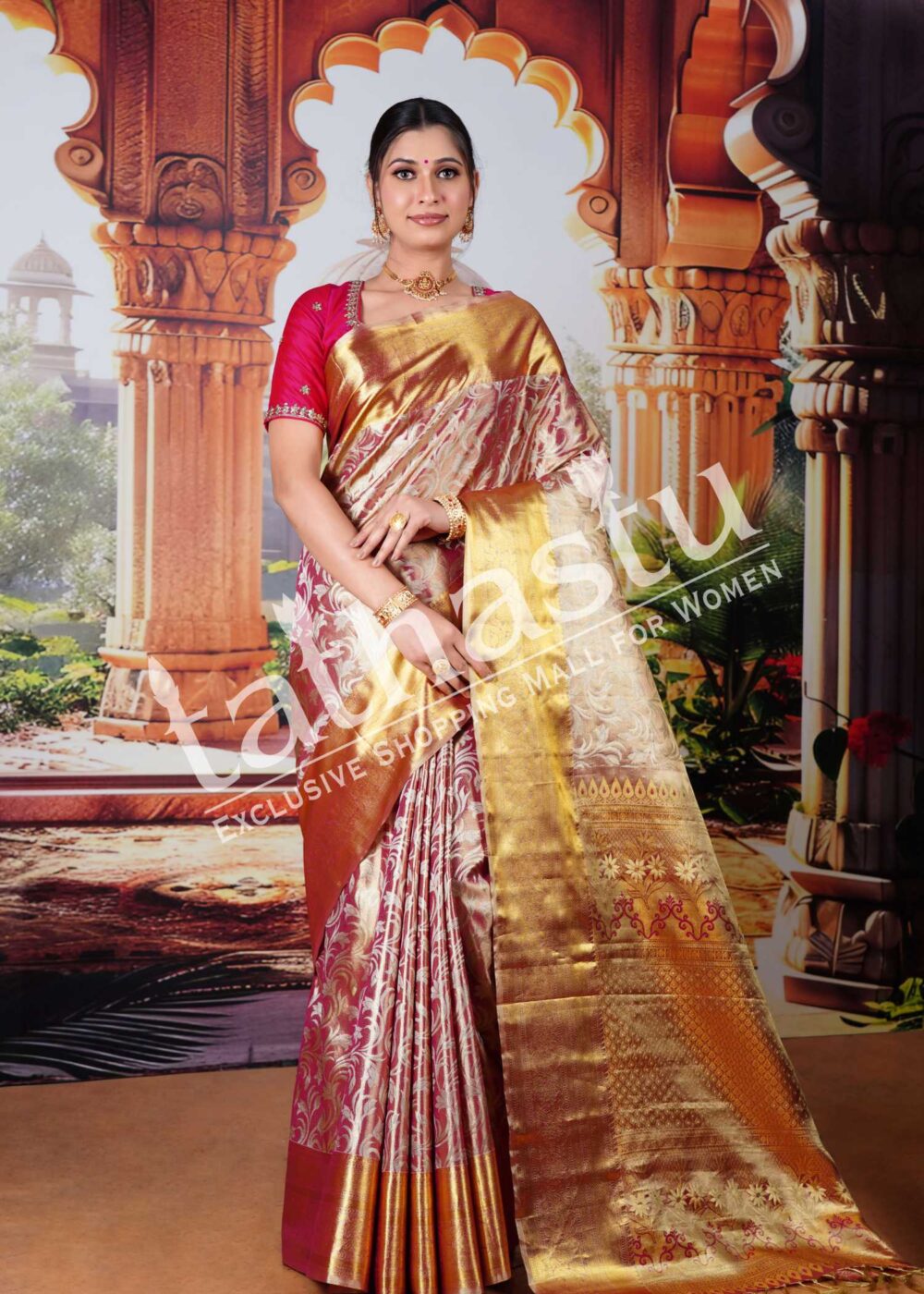 TATHASTU PURE TISSUE SILK SAREE