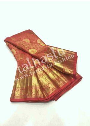 TATHASTU PURE SILK BROCADE SAREE
