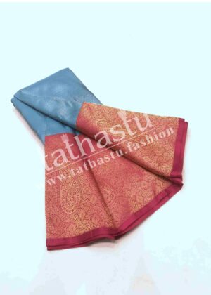 TATHASTU PURE SILK BROCADE SAREE