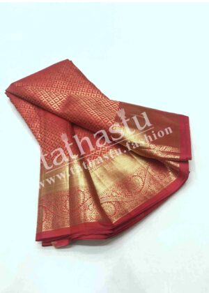 TATHASTU PURE SILK BROCADE SAREE