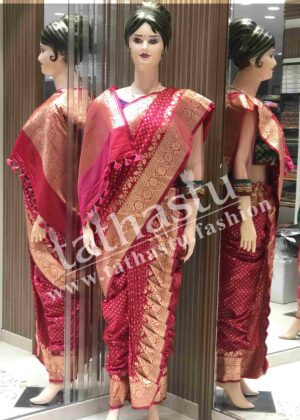 TATHASTU READYMADE 9-YARD SAREE