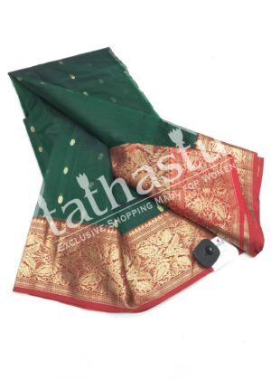 TATHASTU PURE SILK CHANDERI SAREE