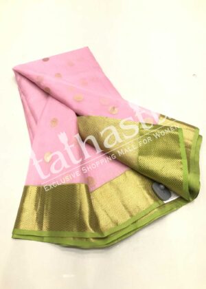 TATHASTU PURE SILK CHANDERI SAREE