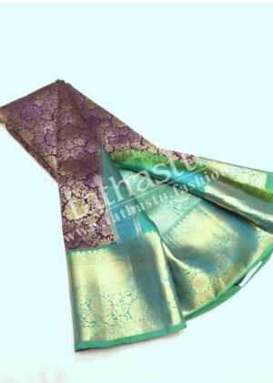 TATHASTU PURE SILK BROCADE SAREE