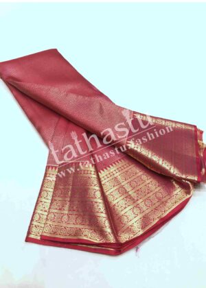 TATHASTU PURE SILK BROCADE SAREE