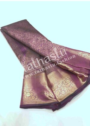 TATHASTU PURE SILK BROCADE SAREE