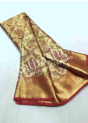 PURE SILK TISSUE KANJEEVARAM SAREE