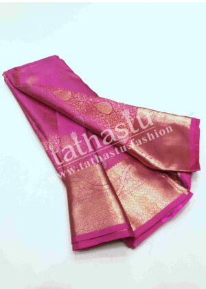 TATHASTU PURE SILK BROCADE SAREE