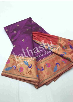 TATHASTU PURE SILK PAITHANI 9-YARD SAREE