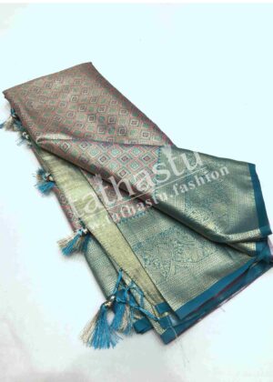 TATHASTU PURE SILK BROCADE SAREE