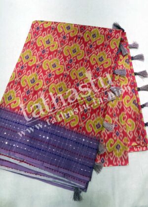 TATHASTU PRINTED COTTON SAREE