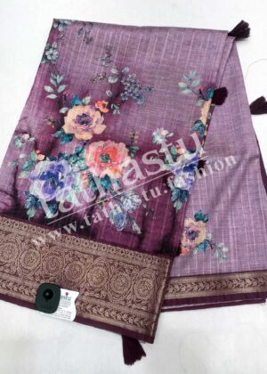 TATHASTU PRINTED COTTON SAREE