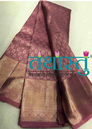 TATHASTU PURE SILK BROCADE SAREE