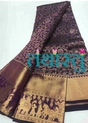 TATHASTU PURE SILK BROCADE SAREE