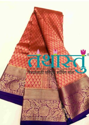 TATHASTU PURE SILK BROCADE SAREE