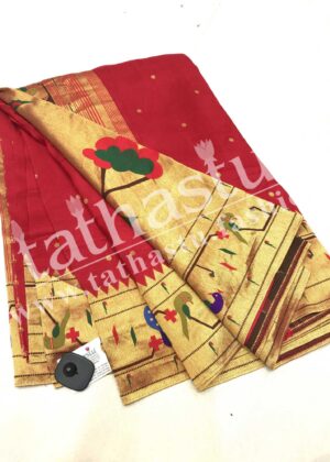 TATHASTU FANCY CREPE SILK SAREE