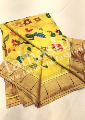 TATHASTU FANCY CREPE SILK SAREE