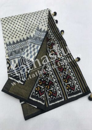 TATHASTU RAW SILK PRINTED SAREE