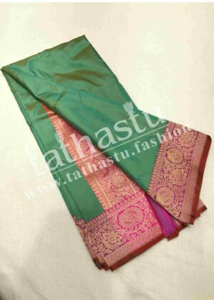 TATHASTU PURE SILK BANARASI KATAN SAREE