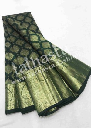 TATHASTU PURE SILK BROCADE SAREE